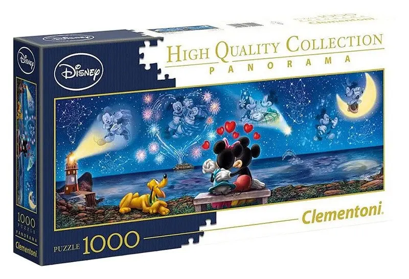 Panoramatické puzzle Mickey&Minnie 1000 dílků
