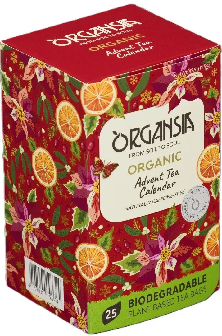 ORGANSIA BIO Advent Calendar Assorted papír 25 sáčků