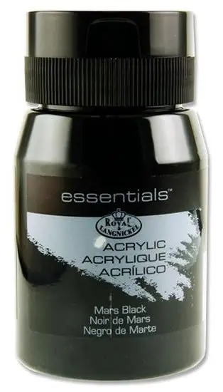 Akrylová barva Royal Essentials 500 ml - Mars Black