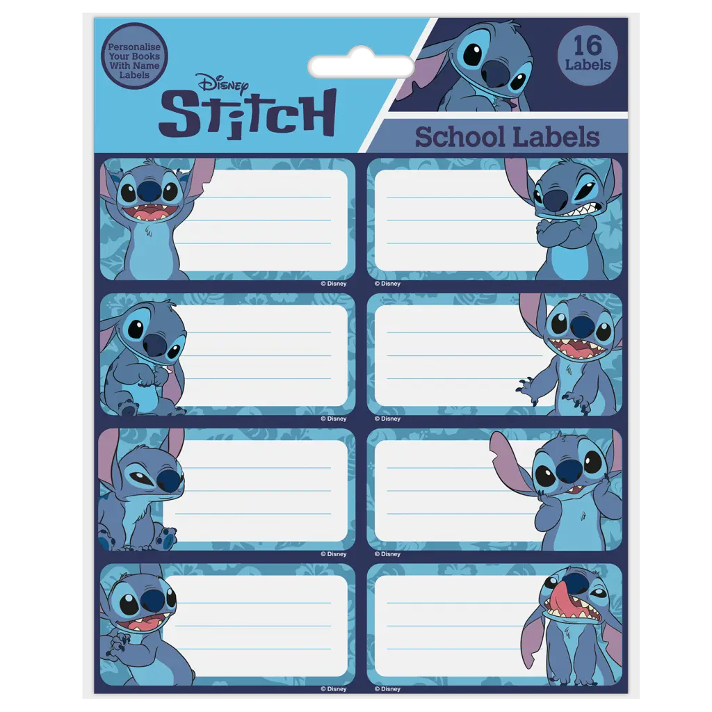 Lilo a Stitch jmenovky na sešity (Stitch) - Pyramid