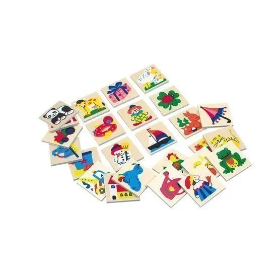 Obrázkové značky pro školky - Dřevěné 25 ks, SET 73513 (Bino)