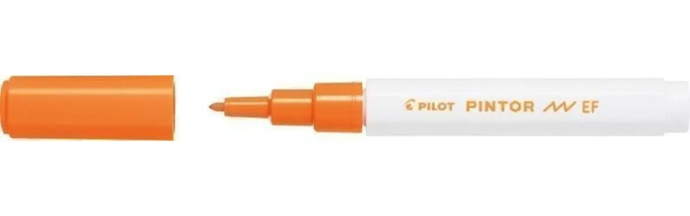 PILOT Pintor Extra Fine akrylový popisovač 0,5-0,7mm - oranžový