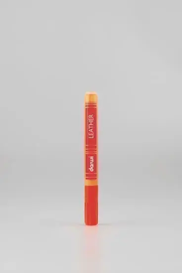 DARWI LEATHER fixy na kůži a koženku - Oranžová 6 ml