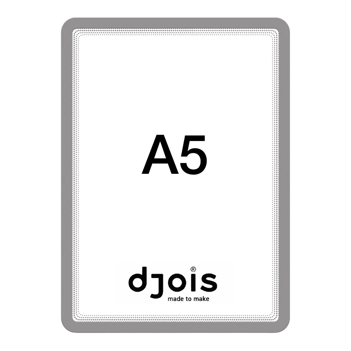 djois samolepicí rámeček - Magneto, A5, šedý, 2 ks