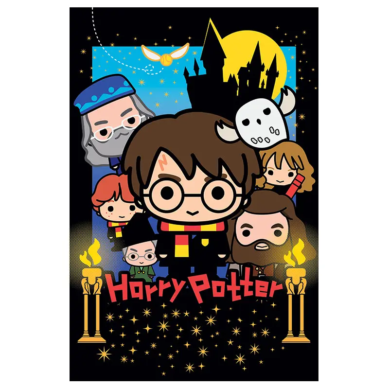 Harry Potter 3D puzzle - Harry Potter 300 dílků + plyšák - Rossi