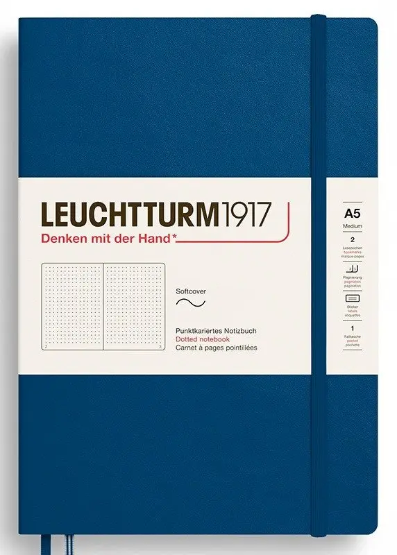 Zápisník Indigo Softcover Medium (A5) tečkovaný