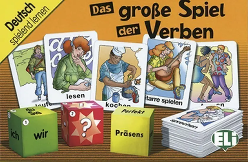 Deutsch Spielend Lernen: Das Grosse Spiel Der Verben -  kolektiv autorů