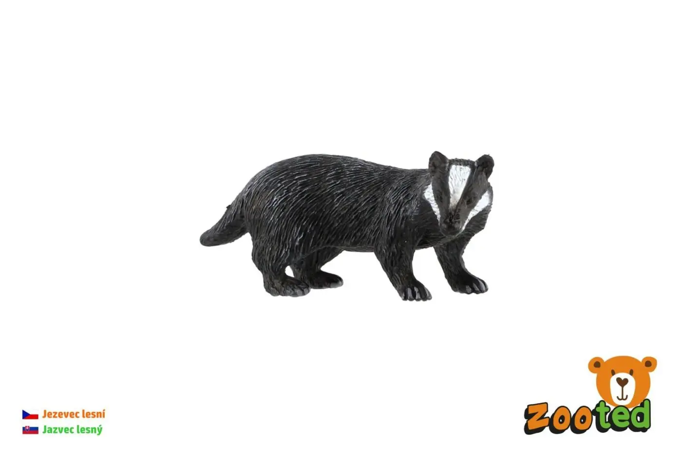 Jezevec lesní zooted plast 8cm v sáčku