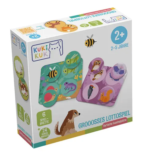 Kukikuk Grooosses Lottospiel Tierische Kuschelplätze