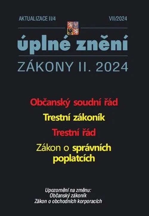 Aktualizace II/4 /2024 - Občanský soudní řád