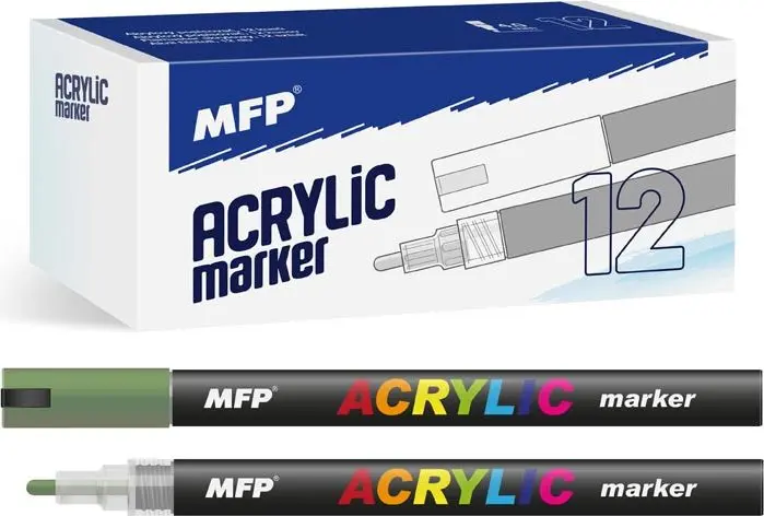 Akrylový popisovač MFP 4mm - zelený tmavý
