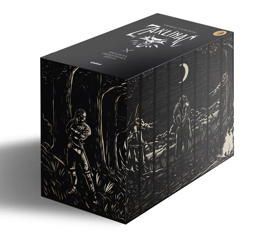 Zaklínač (8-dielny BOX) (komplet 1.-8. diel s oriezkou) - Andrzej Sapkowski