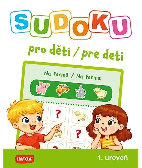 Sudoku pro děti / pre deti - 1. úroveň