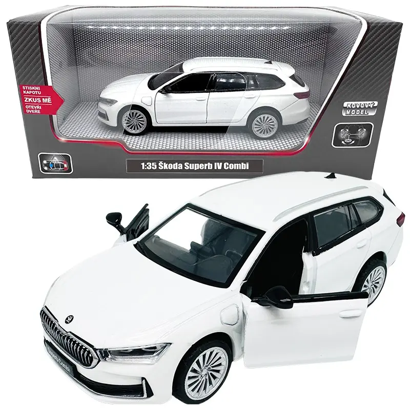 Škoda Superb IV Combi bílé 1:35 - Sparkys