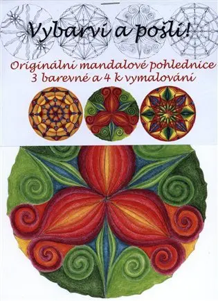 Mandalové pohlednice - Vybarvi a pošli