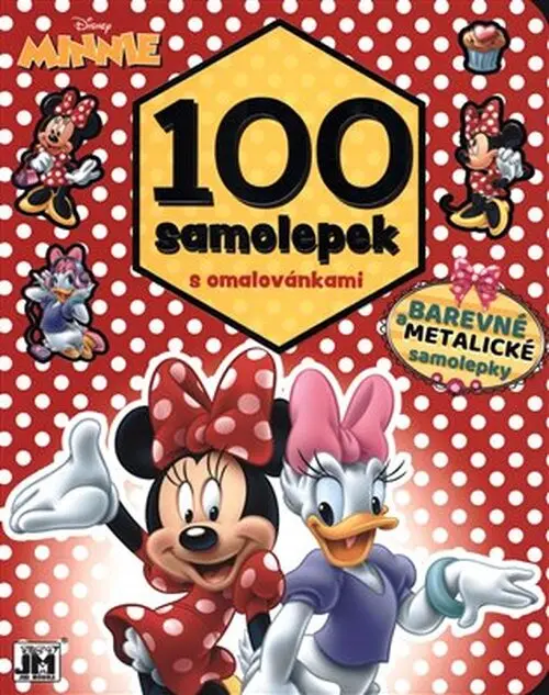100 samolepek s omalovánkami Minnie