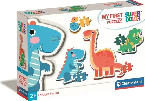 Moje první puzzle Dinosauři 4v1 - puzzle z kategorie Maxi dieliky