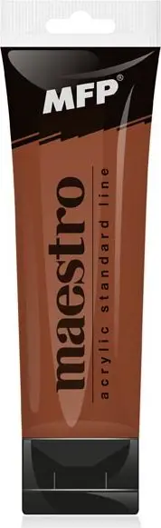 Akrylová barva MFP Maestro 75ml - burnt sienna