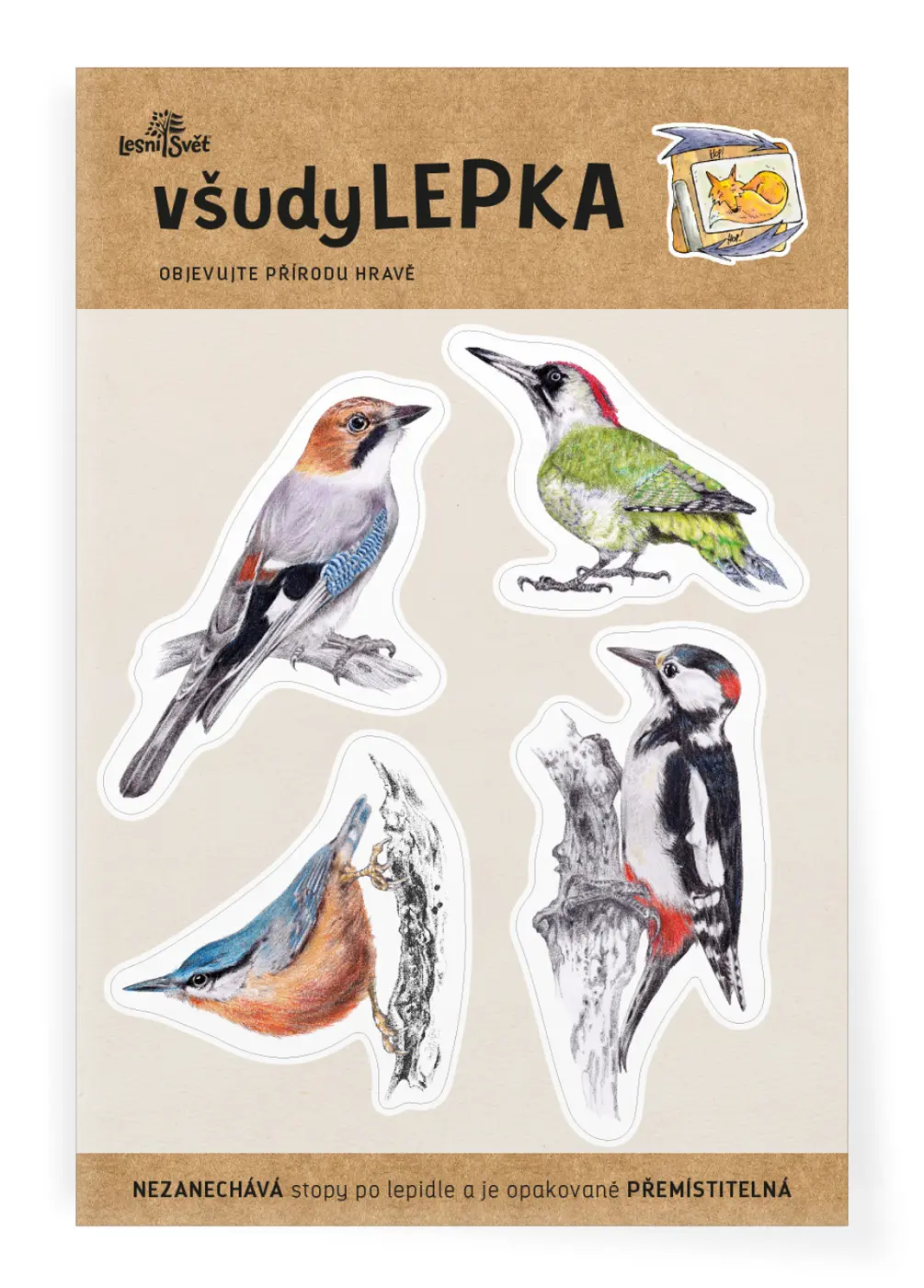 všudyLEPKA vel. 1 -039 - Šplhavci