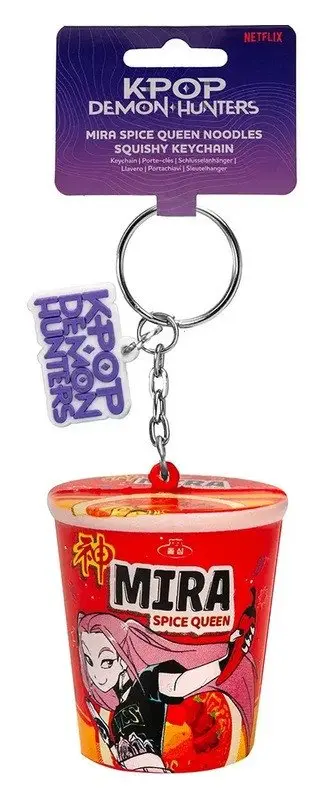 Squishy klíčenka K-Pop Demon Hunters - Mira Cup Noodles