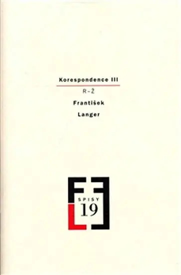 Korespondence III - František Langer