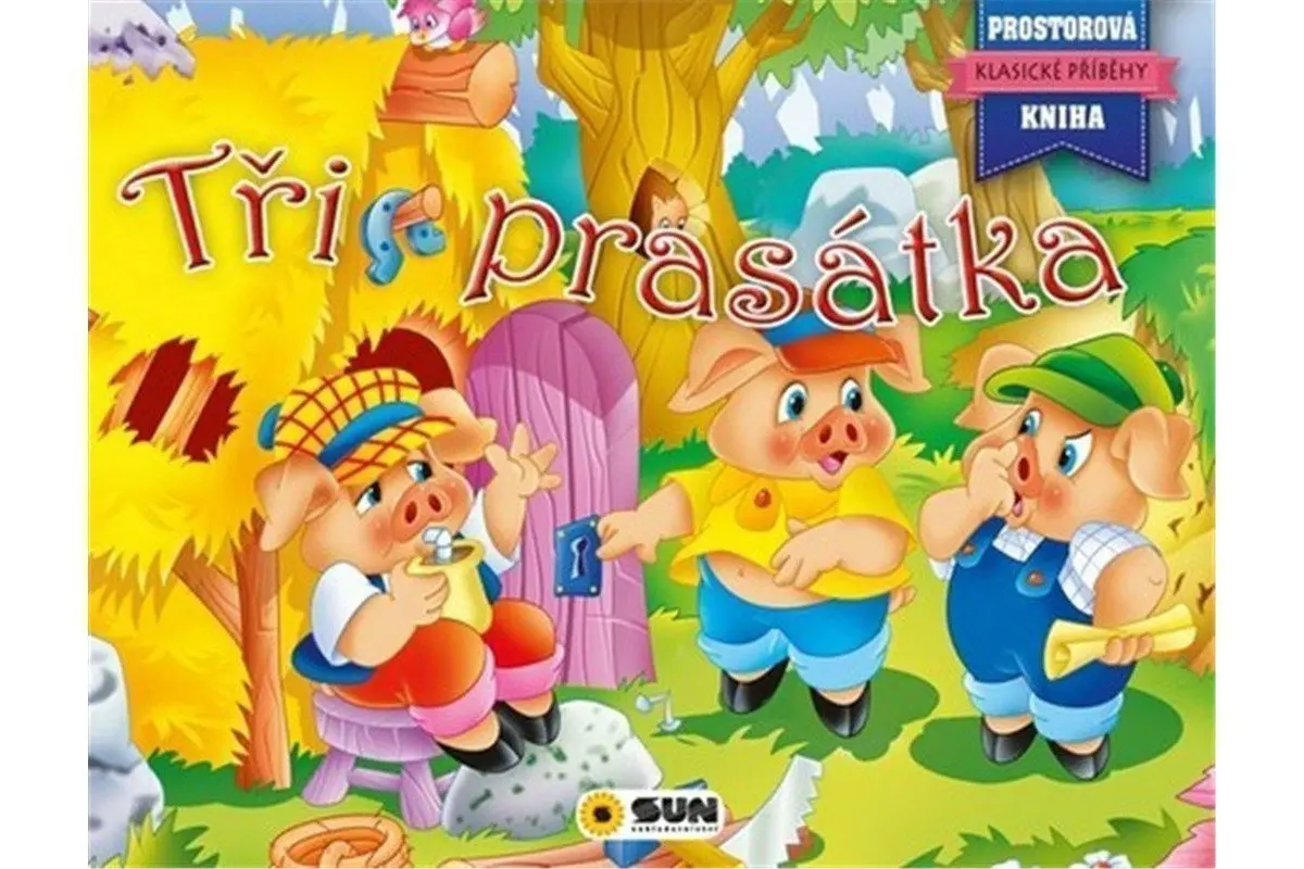 Tři prasátka - Prostorová kniha 2.v