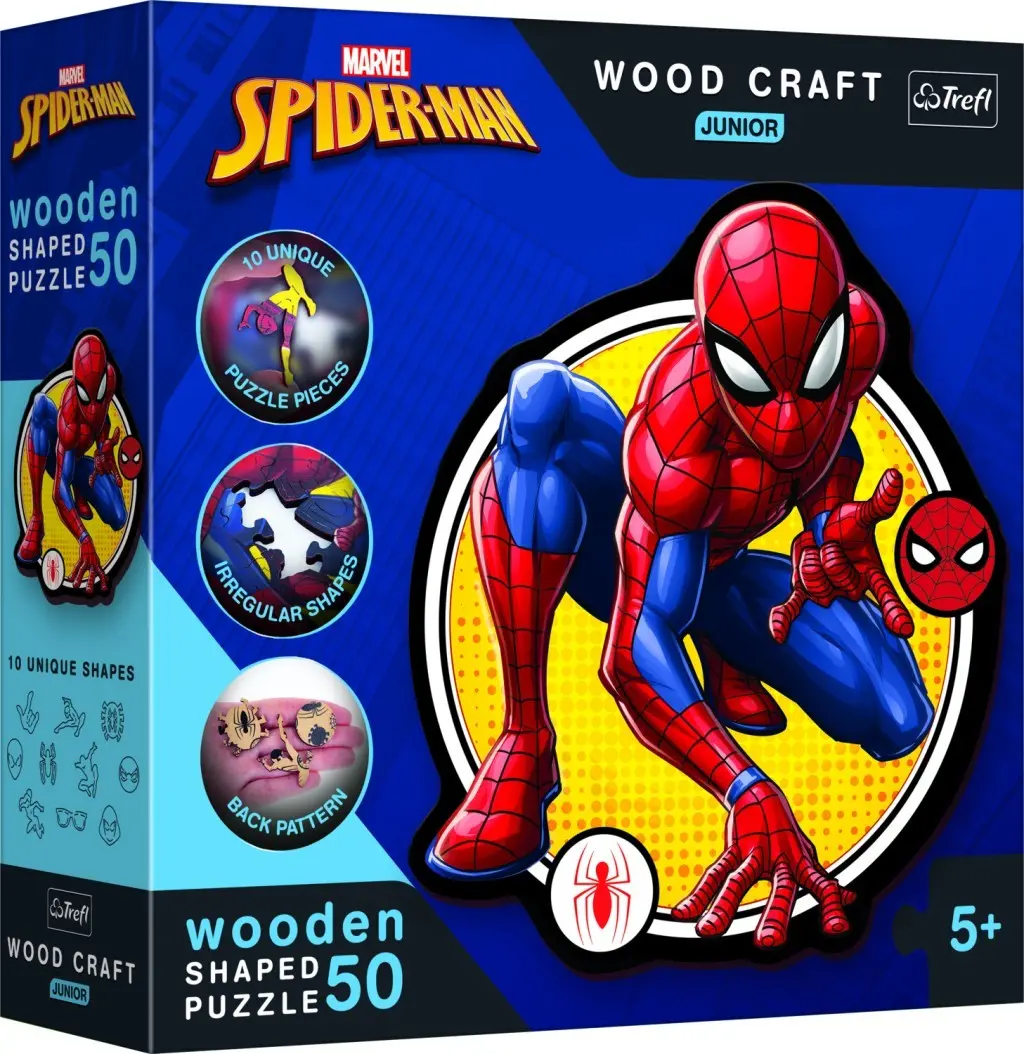 Puzzle Wood Craft Junior Spiderman: Síla - Thomas