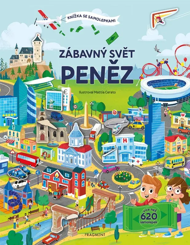 Knížka se samolepkami - Zábavný svět peněz - Joli Hannah