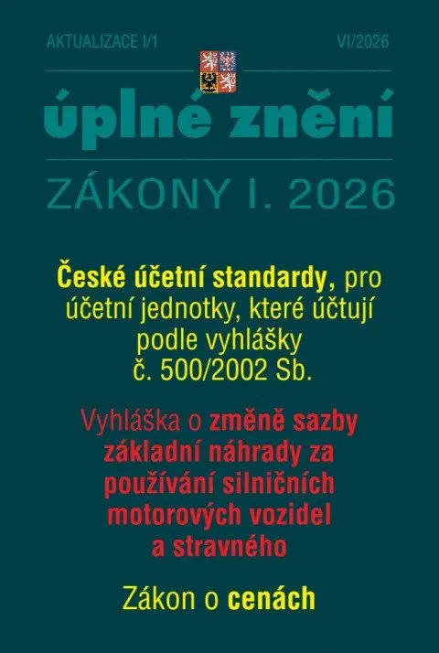 Aktualizace české účetní standardy, Zákon o cenách