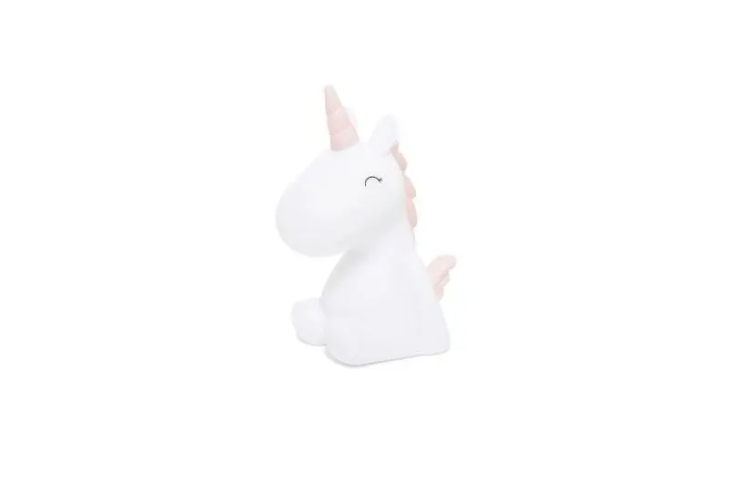MTM Dhink Baby Noční světlo - Jednorožec bílý růžová hříva 10 cm