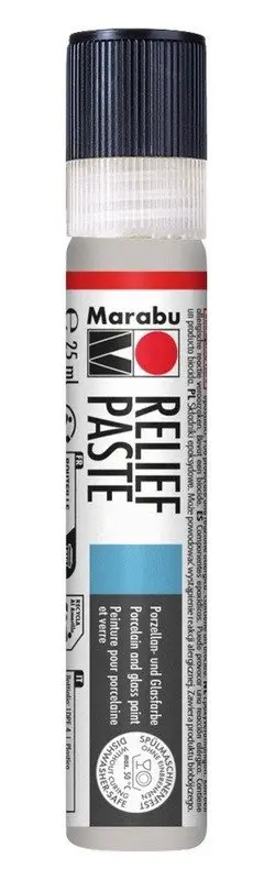 Reliéfní pasta 25ml - metalická stříbrná 782