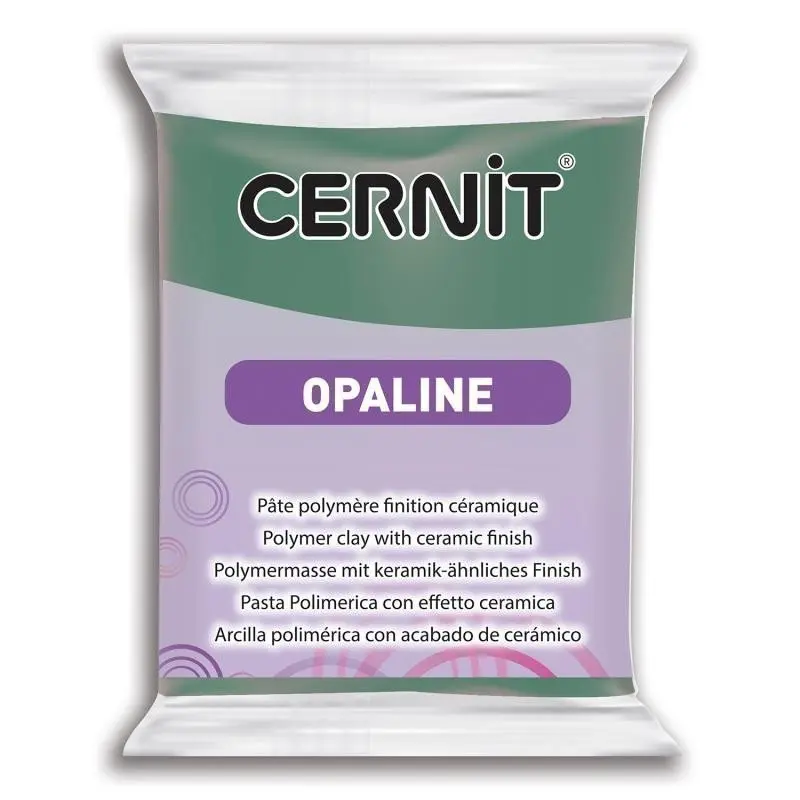 Polymer CERNIT OPALINE 56 g - zelený seladon
