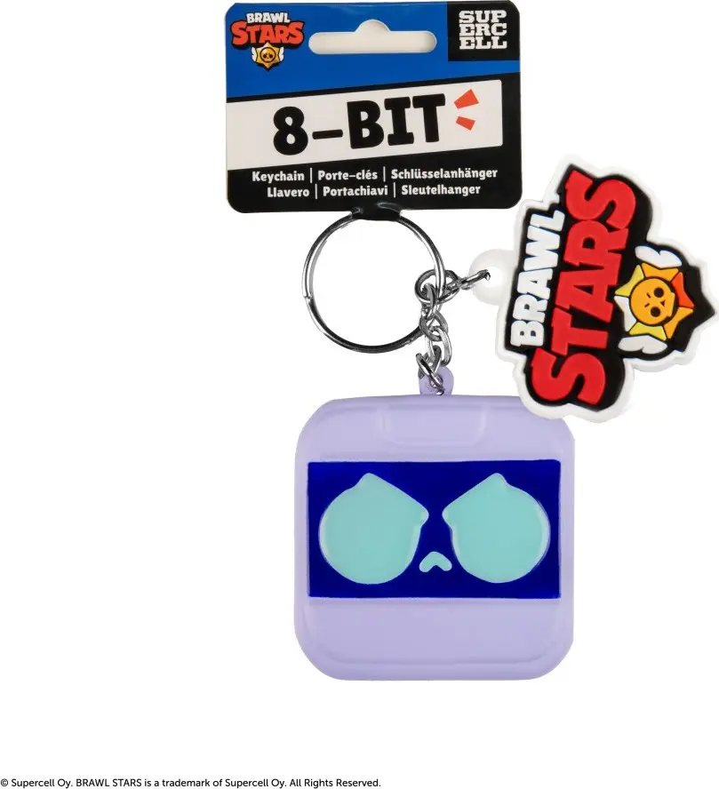 Brawl Stars Squishy klíčenka 8-bit - Cinereplicas