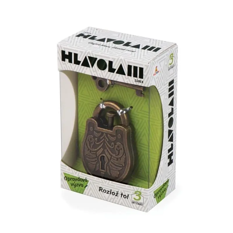 Alltoys Kovový hlavolam Zámek