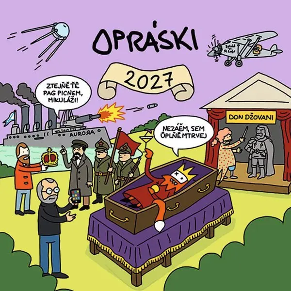 Opráski - Kalendář 2027 nástěnný - jaz