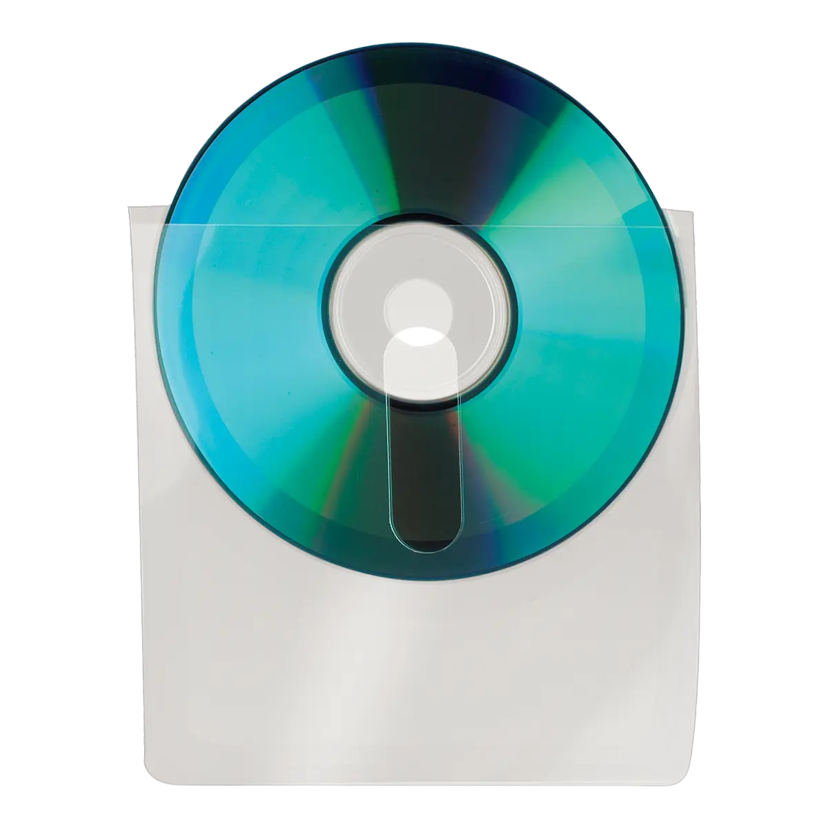 djois samolepicí kapsa na CD/DVD, 127 x 127 mm, transparentní, 10 ks