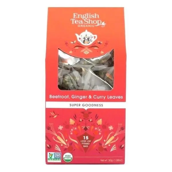 English Tea Shop Čaj Červená řepa, zázvor, limeta, 15 pyramidek