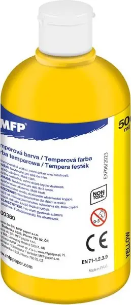 Barva temperová MFP žlutá 500ml