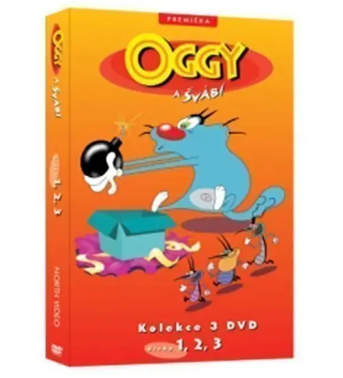 Oggy a švábi 1 - 3 / kolekce 3 DVD