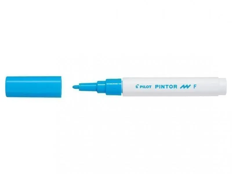 PILOT Pintor Fine akrylový popisovač 0,9-1,5mm - světle modrý