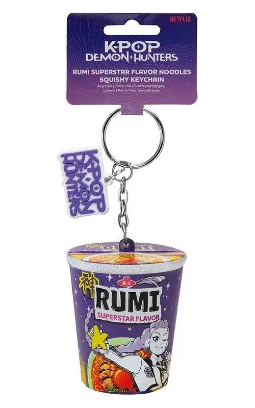 Squishy klíčenka K-Pop Demon Hunters - Rumi Cup Noodles