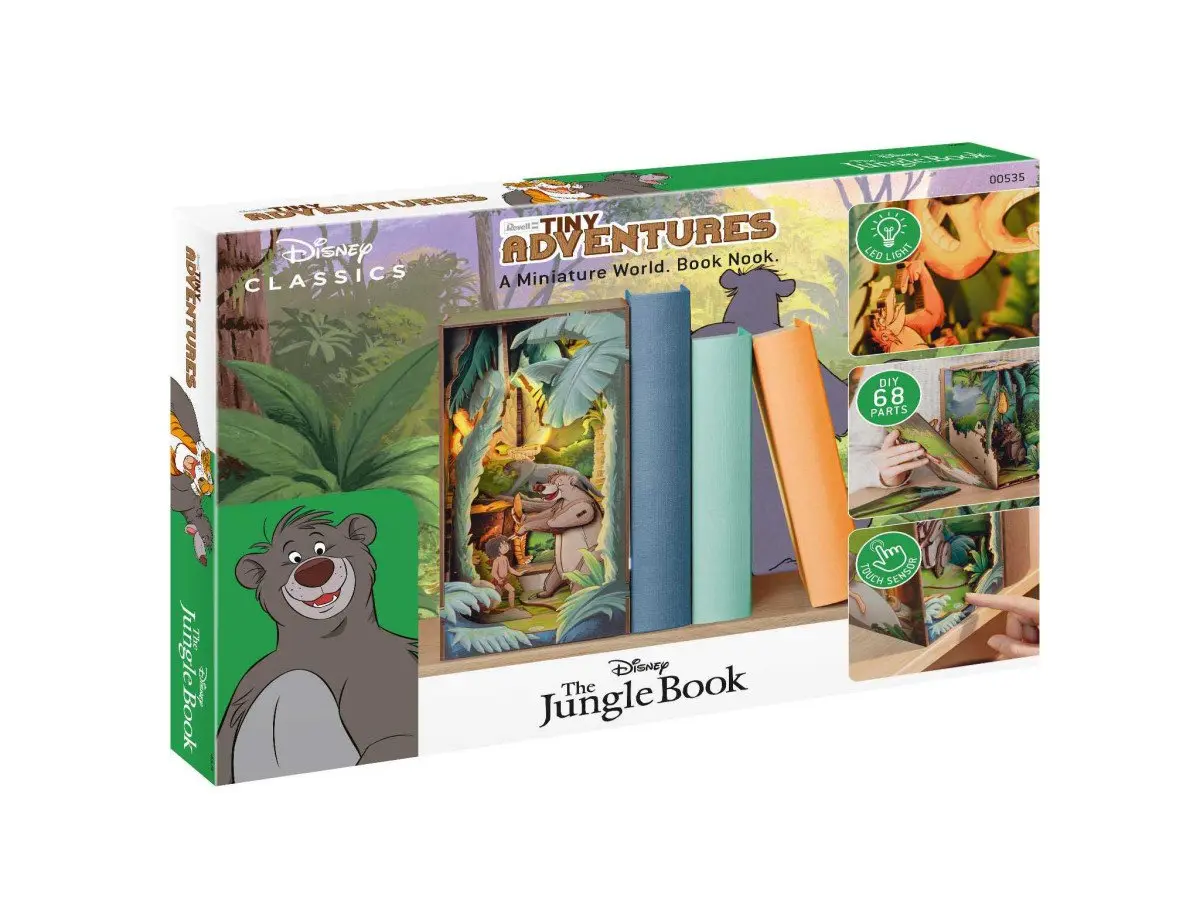 Kniha džunglí 3D skládačka Book Nook