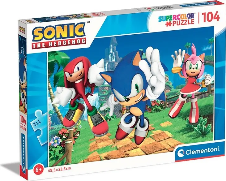 Puzzle Sonic 104 dílků - Clementoni