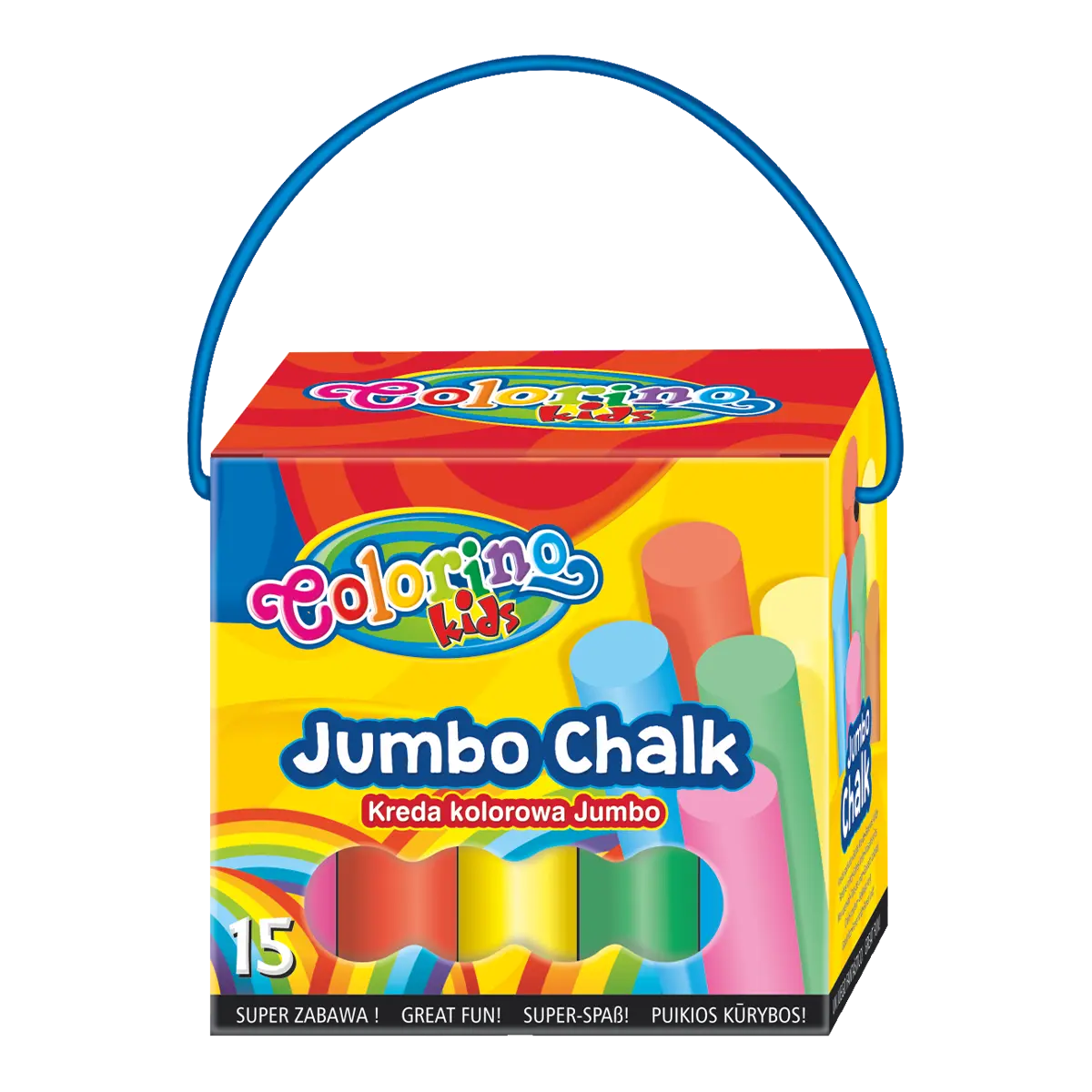 JUMBO Sada křídy na chodník - 15 kusů