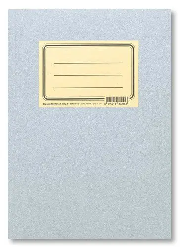 BOBO šitý poznámkový blok Retro A5, čistý