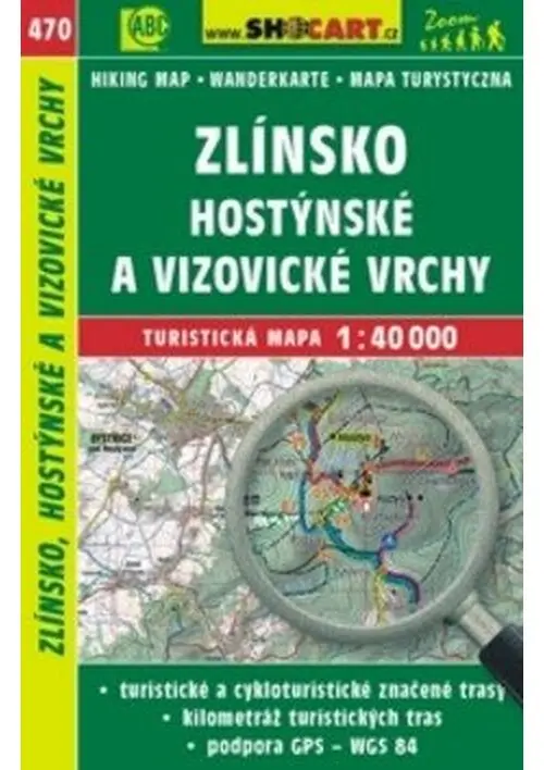 SC 470 Zlínsko, Hostýnské a Vizovické vrchy 1:40 000
