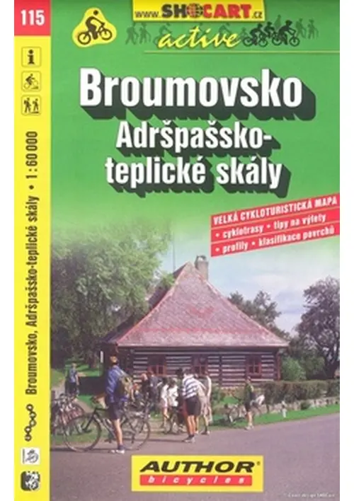 SC 115 Broumovsko, Adršpašsko-teplické skály 1:60 000