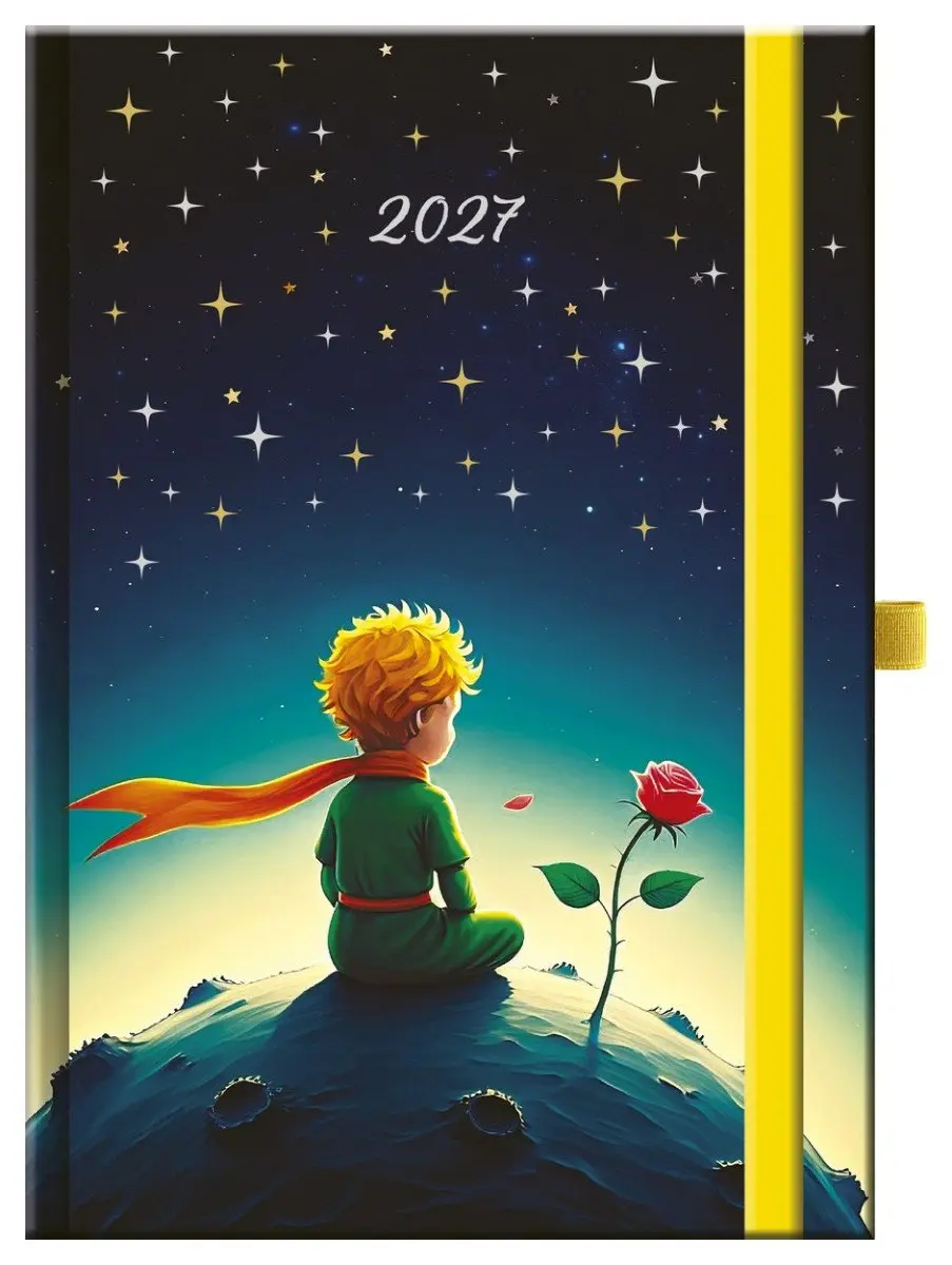 Týdenní diář 2027 - MALÝ PRINC s gumičkou (A5)