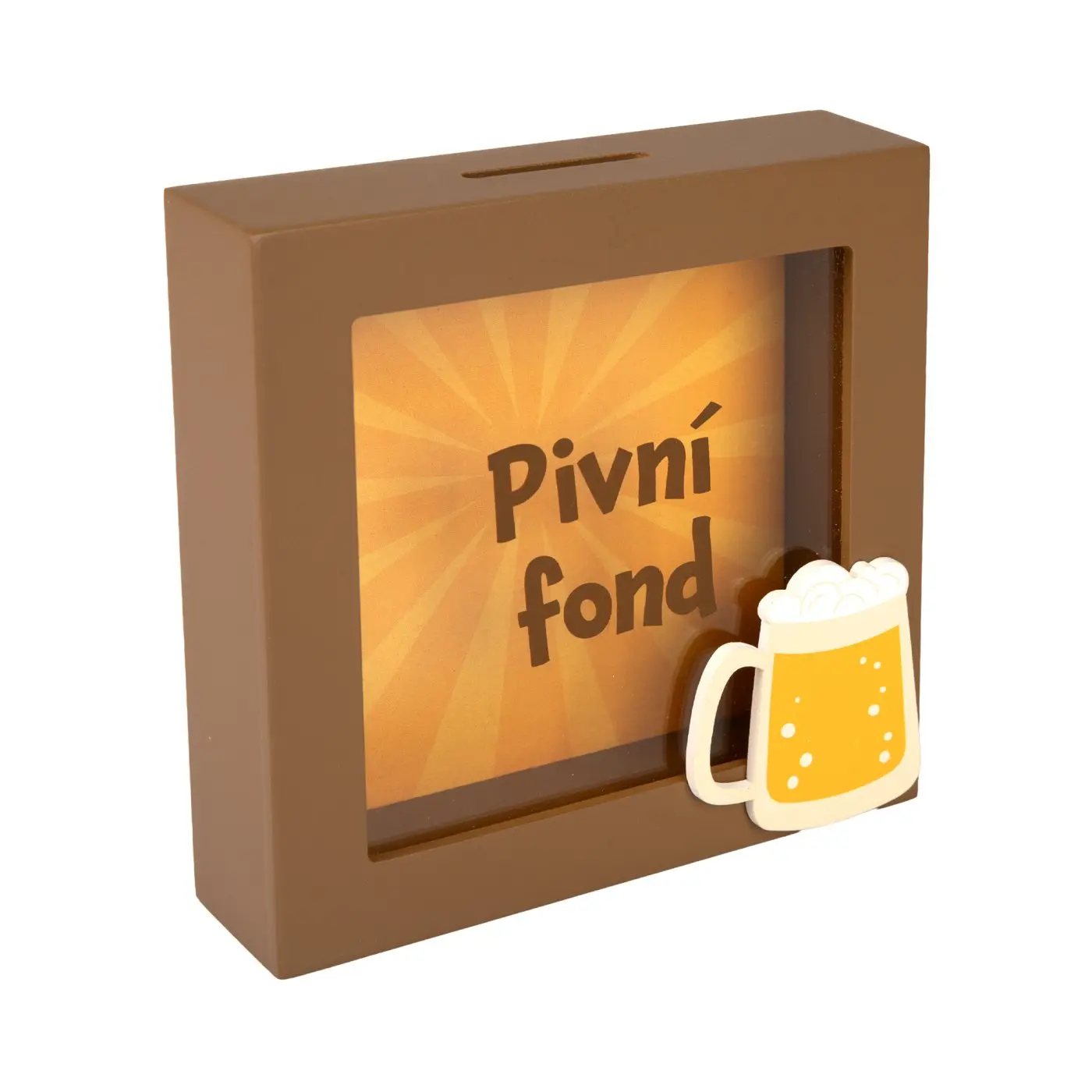 3D pokladnička v  rámečku - Pivní fond - Albi