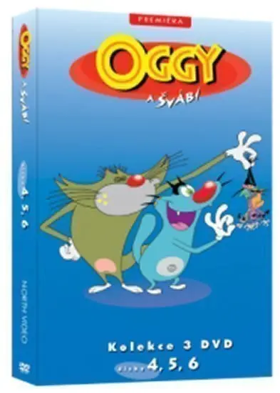 Oggy a švábi  Pack DVD 4 – 6 - film z kategorie Animované rozprávky
